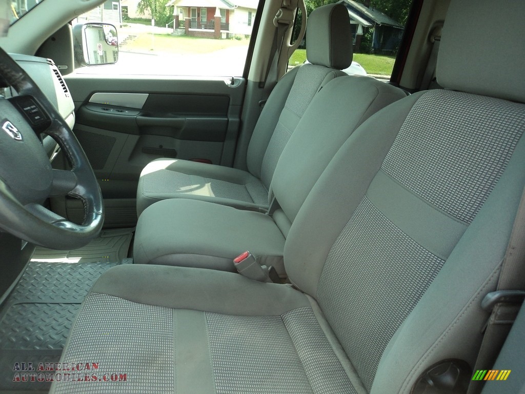 2008 Ram 3500 SLT Quad Cab 4x4 Dually - Inferno Red Crystal Pearl / Medium Slate Gray photo #6
