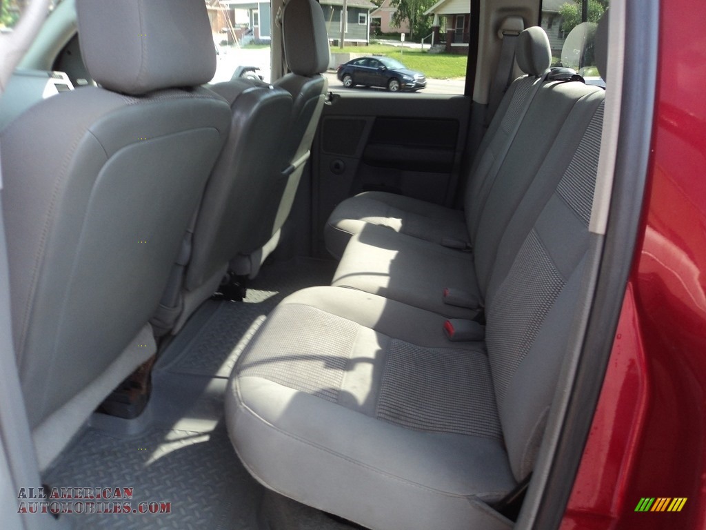 2008 Ram 3500 SLT Quad Cab 4x4 Dually - Inferno Red Crystal Pearl / Medium Slate Gray photo #8