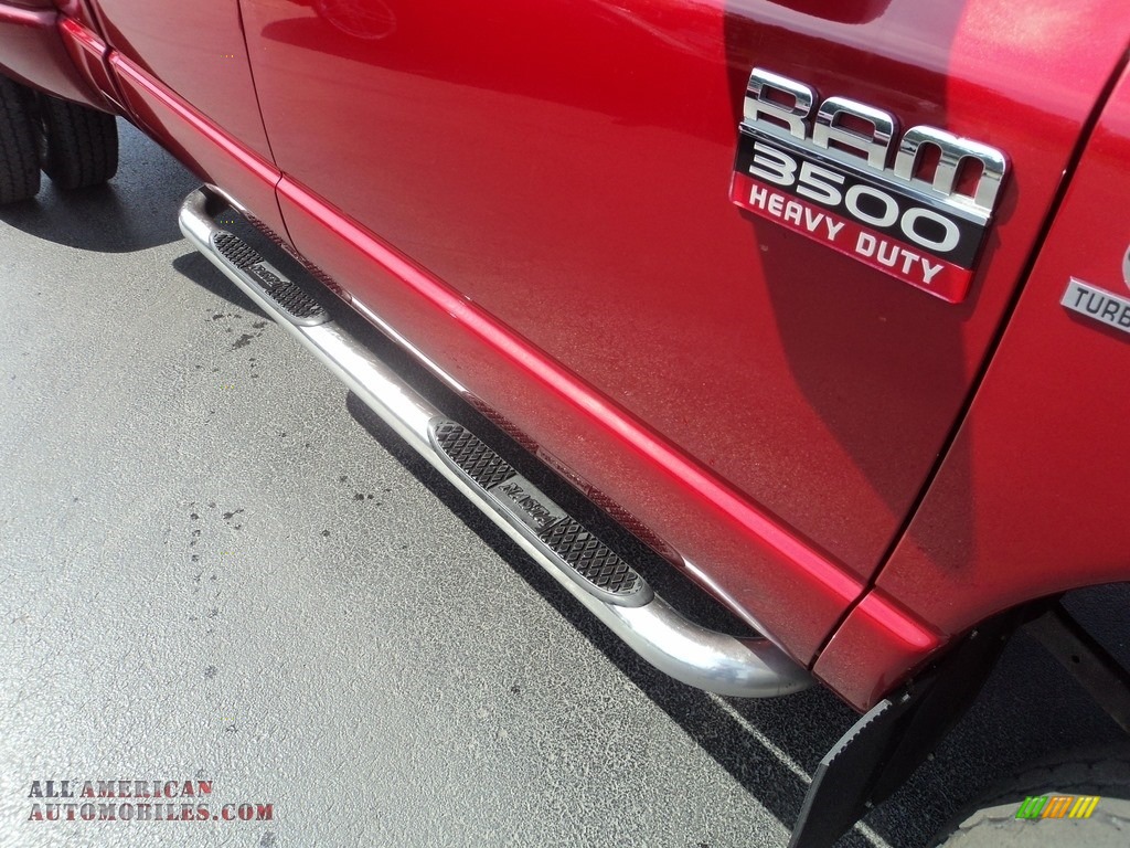 2008 Ram 3500 SLT Quad Cab 4x4 Dually - Inferno Red Crystal Pearl / Medium Slate Gray photo #25