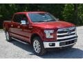 Ford F150 Lariat SuperCrew 4x4 Ruby Red photo #1