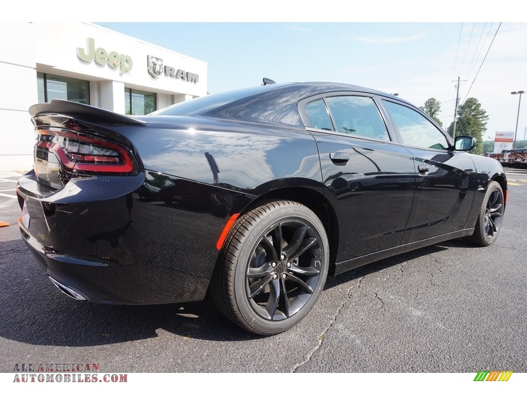 2016 Charger R/T - Pitch Black / Black photo #7