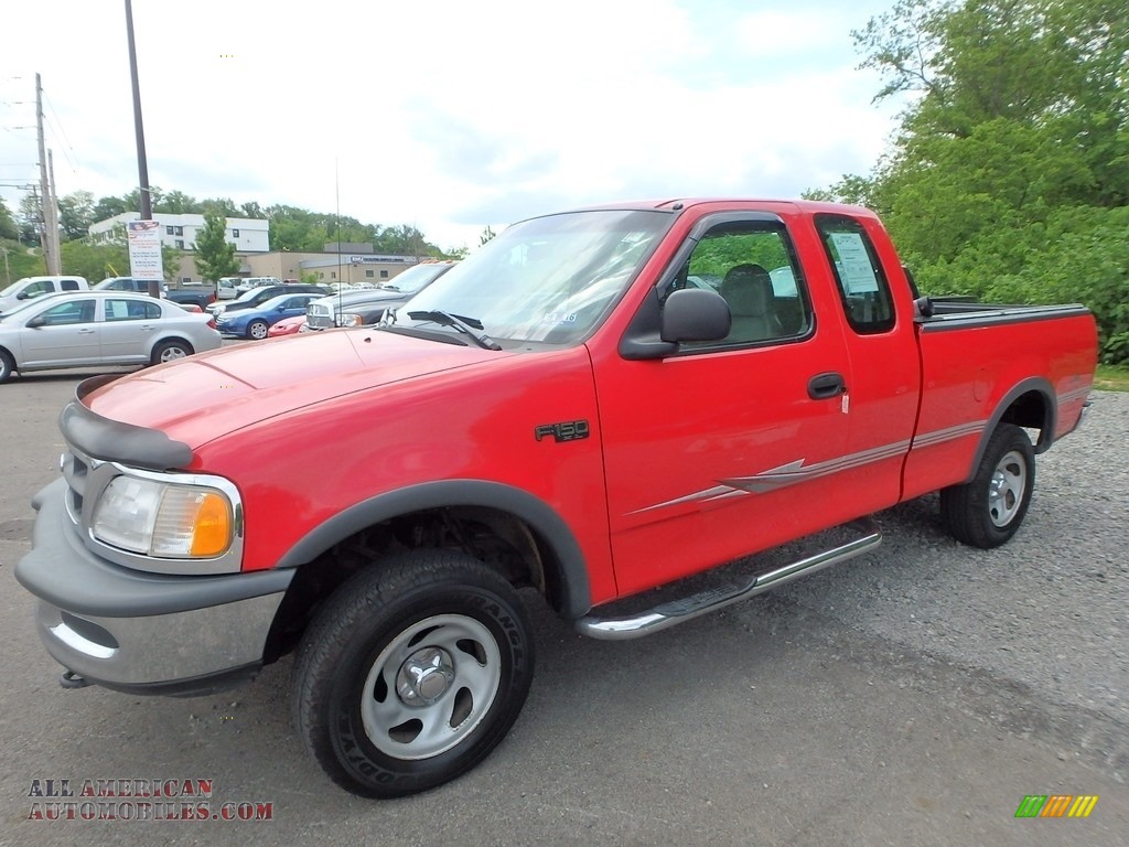 Bright Red / Medium Graphite Ford F150 XLT Extended Cab 4x4