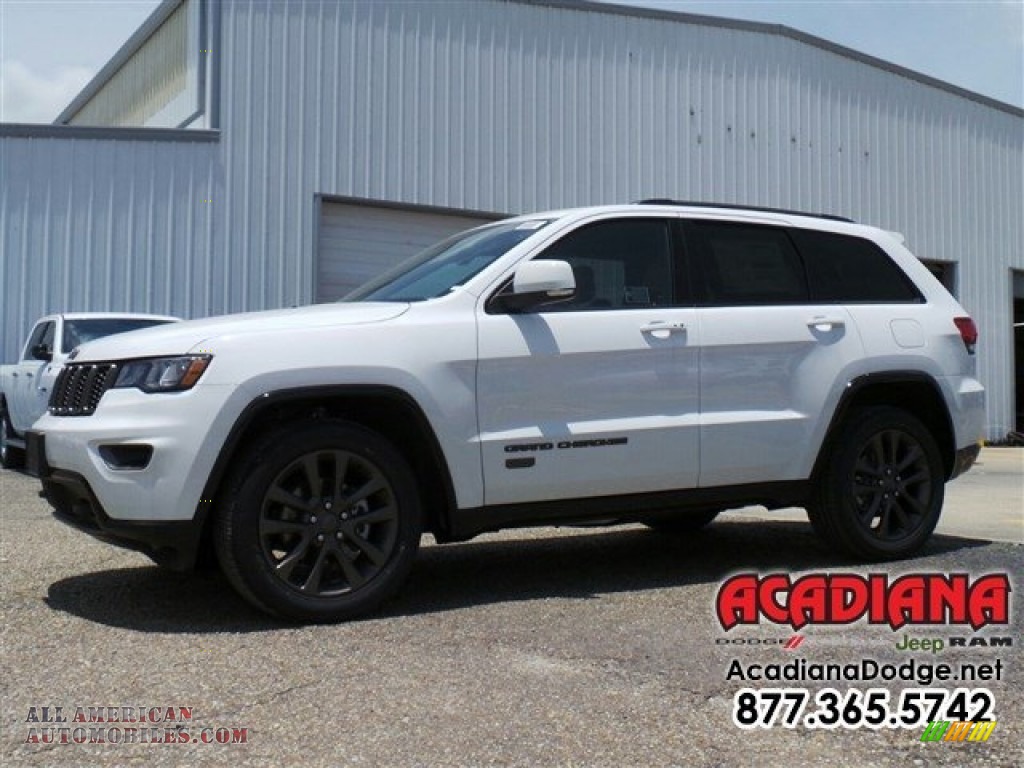 Bright White / Black/Light Frost Beige Jeep Grand Cherokee Limited 75th Anniversary Edition