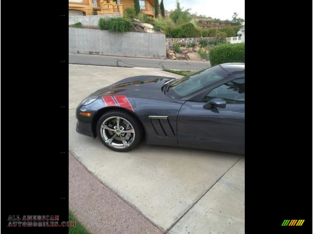 2010 Corvette Grand Sport Coupe - Cyber Gray Metallic / Ebony Black photo #10