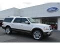 Ford Expedition King Ranch 4x4 White Platinum Metallic Tricoat photo #1