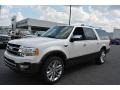 Ford Expedition King Ranch 4x4 White Platinum Metallic Tricoat photo #3