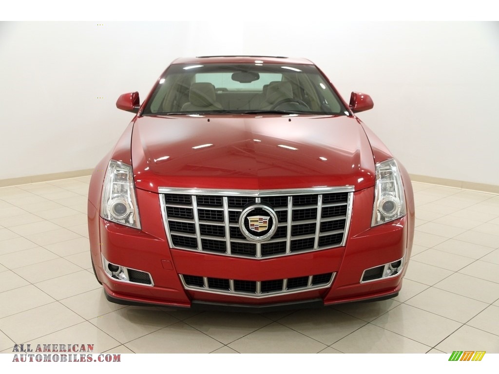 2012 CTS 4 3.6 AWD Sedan - Crystal Red Tintcoat / Cashmere/Cocoa photo #2