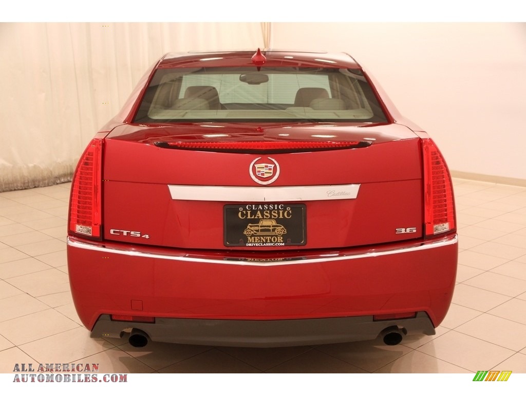 2012 CTS 4 3.6 AWD Sedan - Crystal Red Tintcoat / Cashmere/Cocoa photo #14