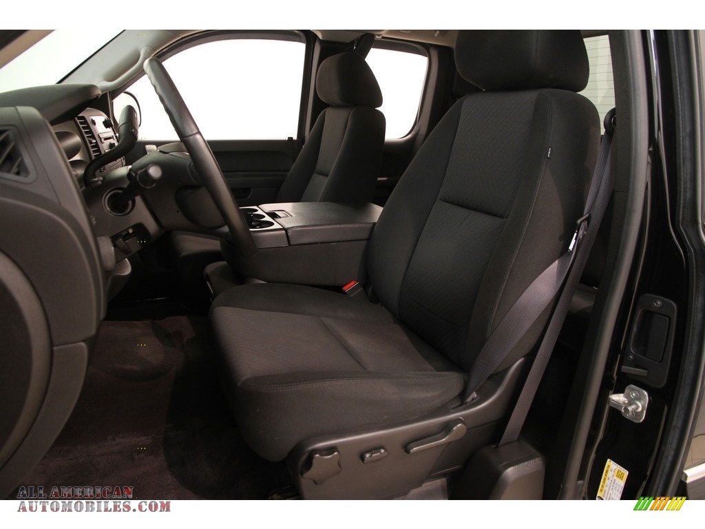 2013 Sierra 1500 SLE Extended Cab 4x4 - Onyx Black / Ebony photo #5