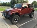 Jeep Wrangler Unlimited Sahara 4x4 Red Rock Crystal Pearl photo #1
