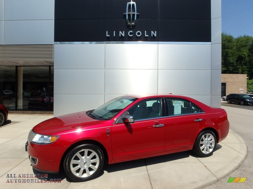 Red Candy Metallic / Light Camel Lincoln MKZ AWD