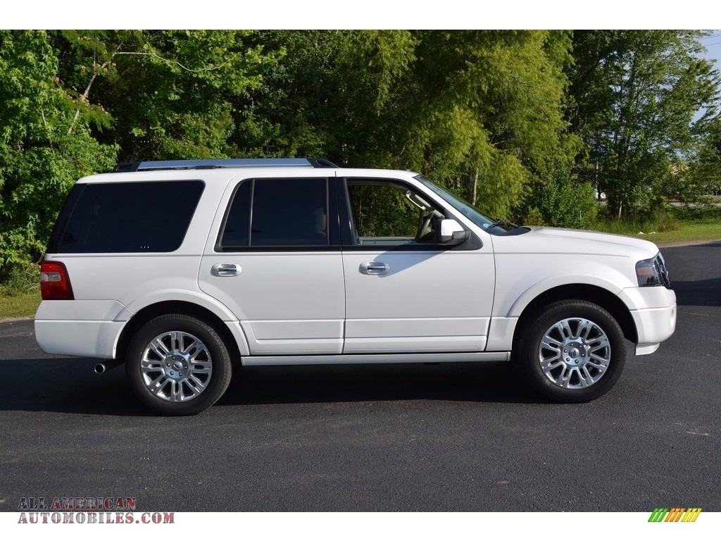2011 Expedition Limited - White Platinum Tri-Coat / Charcoal Black photo #2