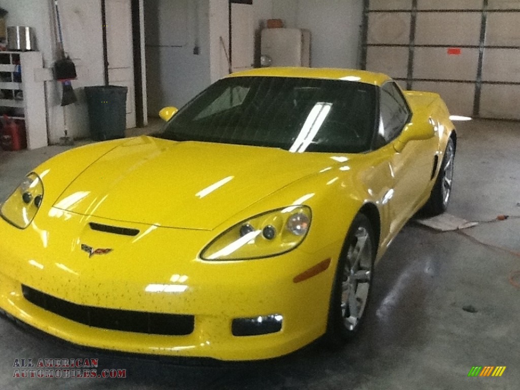 Velocity Yellow / Ebony Black Chevrolet Corvette Grand Sport Coupe