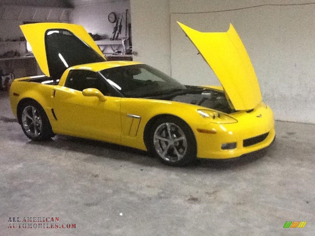 2010 Corvette Grand Sport Coupe - Velocity Yellow / Ebony Black photo #3