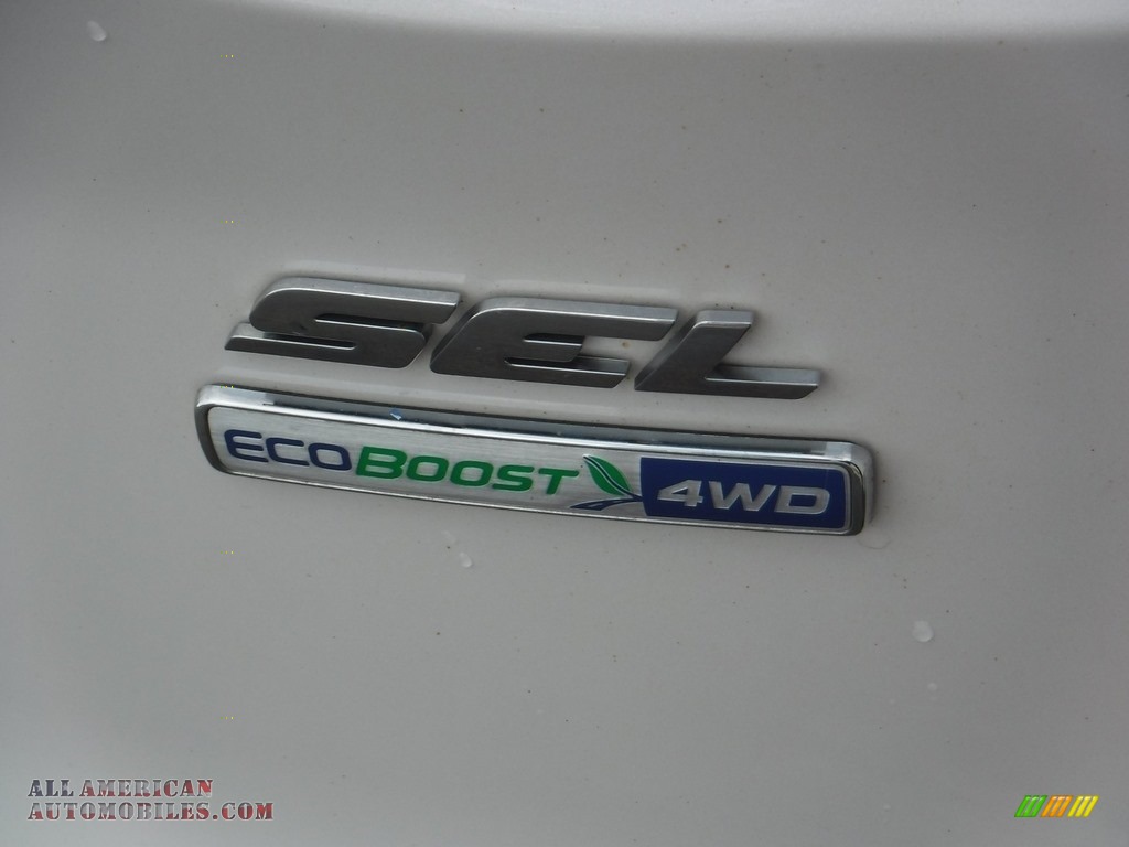 2013 Escape SEL 2.0L EcoBoost 4WD - White Platinum Metallic Tri-Coat / Charcoal Black photo #9