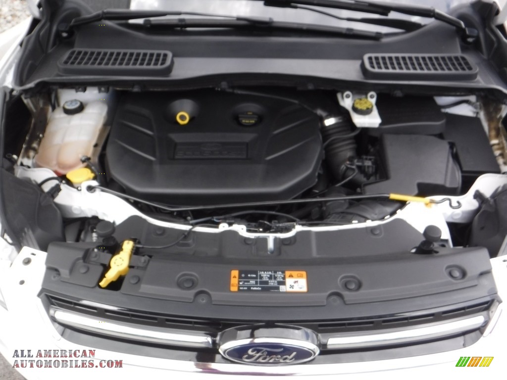 2013 Escape SEL 2.0L EcoBoost 4WD - White Platinum Metallic Tri-Coat / Charcoal Black photo #12