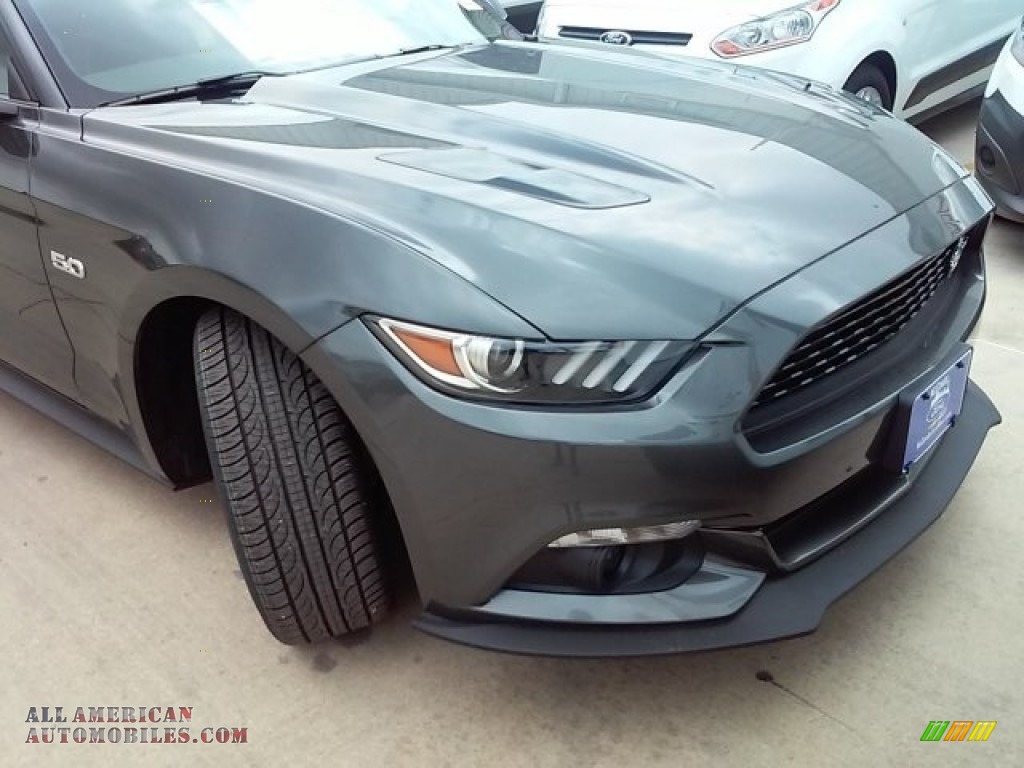 2016 Mustang GT/CS California Special Convertible - Magnetic Metallic / Ebony photo #10