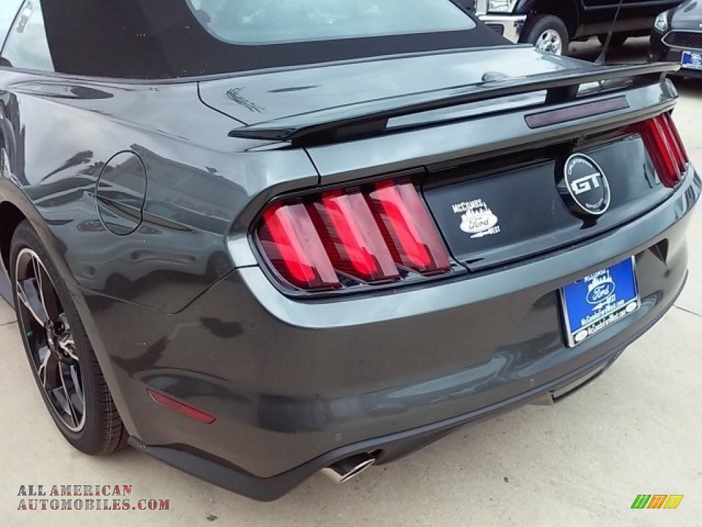 2016 Mustang GT/CS California Special Convertible - Magnetic Metallic / Ebony photo #16