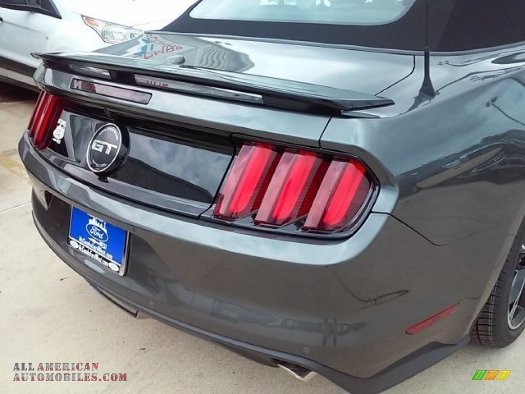 2016 Mustang GT/CS California Special Convertible - Magnetic Metallic / Ebony photo #18