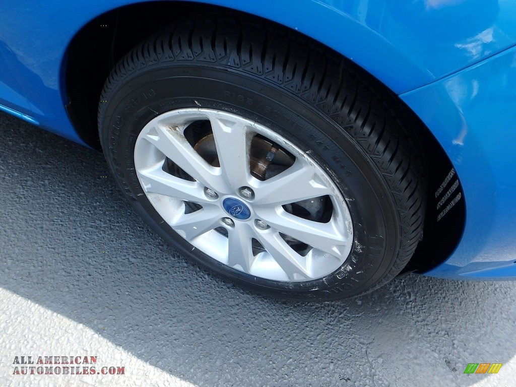 2012 Fiesta SE Hatchback - Blue Candy Metallic / Light Stone/Charcoal Black photo #14
