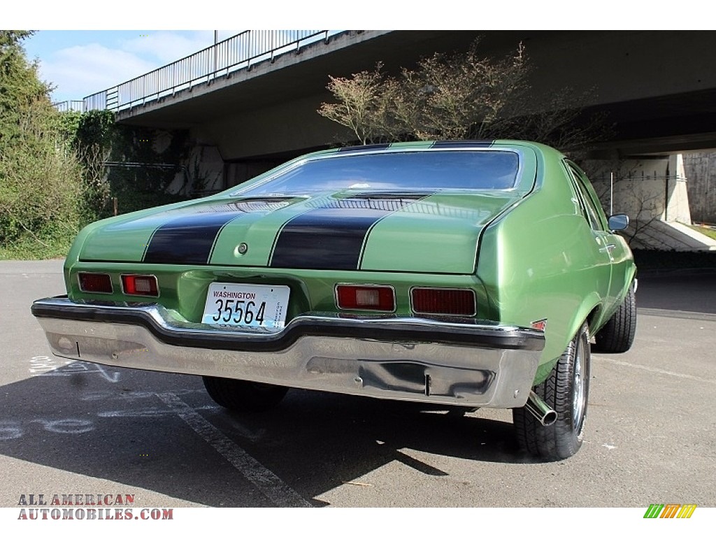 1973 Nova Coupe - Light Green Metallic / Black photo #4