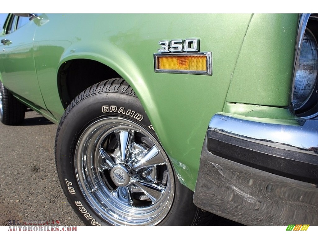 1973 Nova Coupe - Light Green Metallic / Black photo #12
