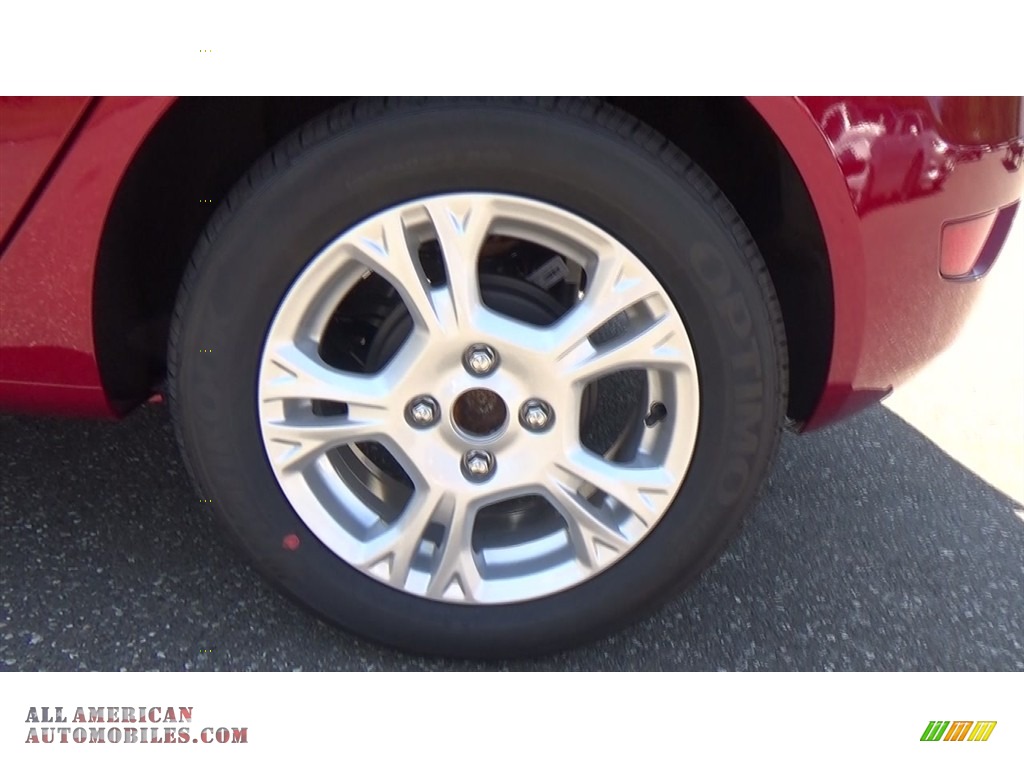 2016 Fiesta SE Hatchback - Ruby Red Metallic / Charcoal Black photo #21