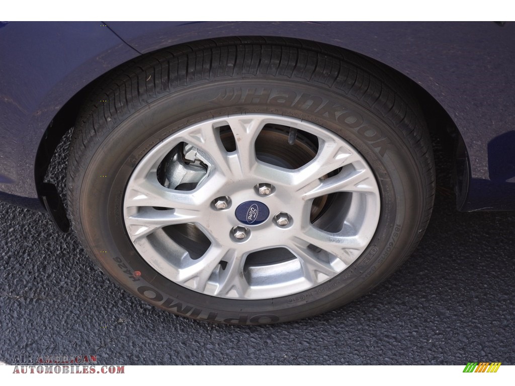 2016 Fiesta SE Sedan - Kona Blue Metallic / Charcoal Black photo #13