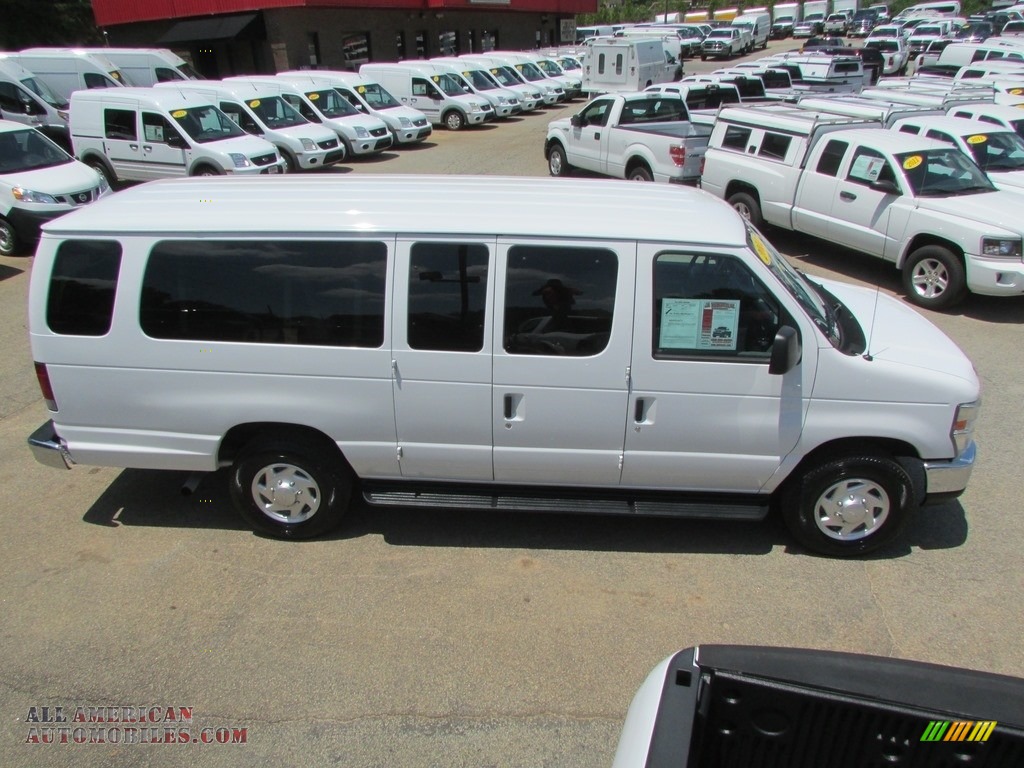 2011 E Series Van E350 XL Extended Passenger - Oxford White / Medium Flint photo #5