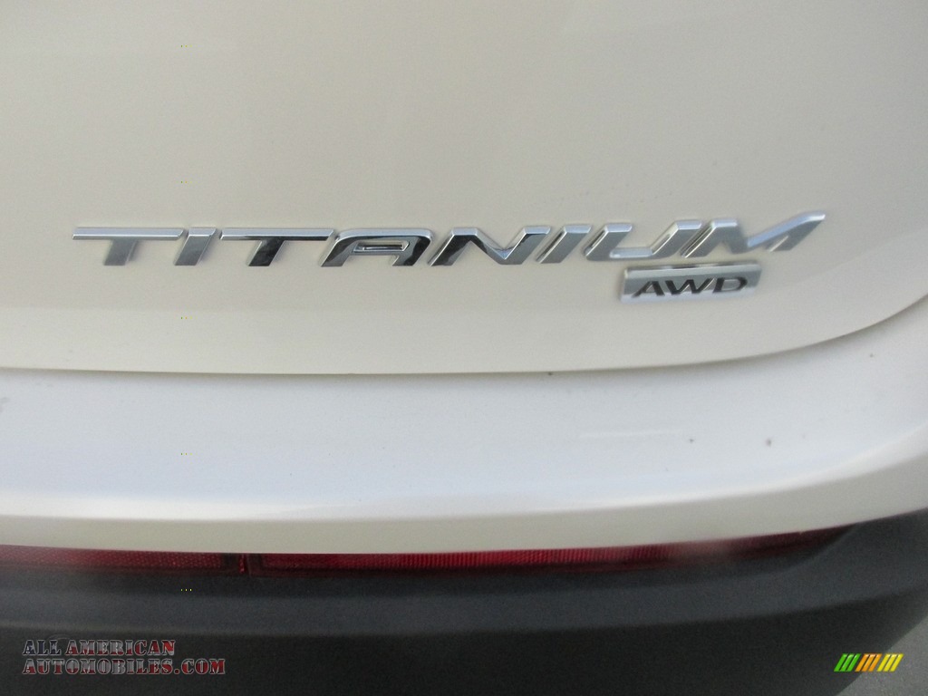 2016 Edge Titanium AWD - White Platinum / Cognac photo #14