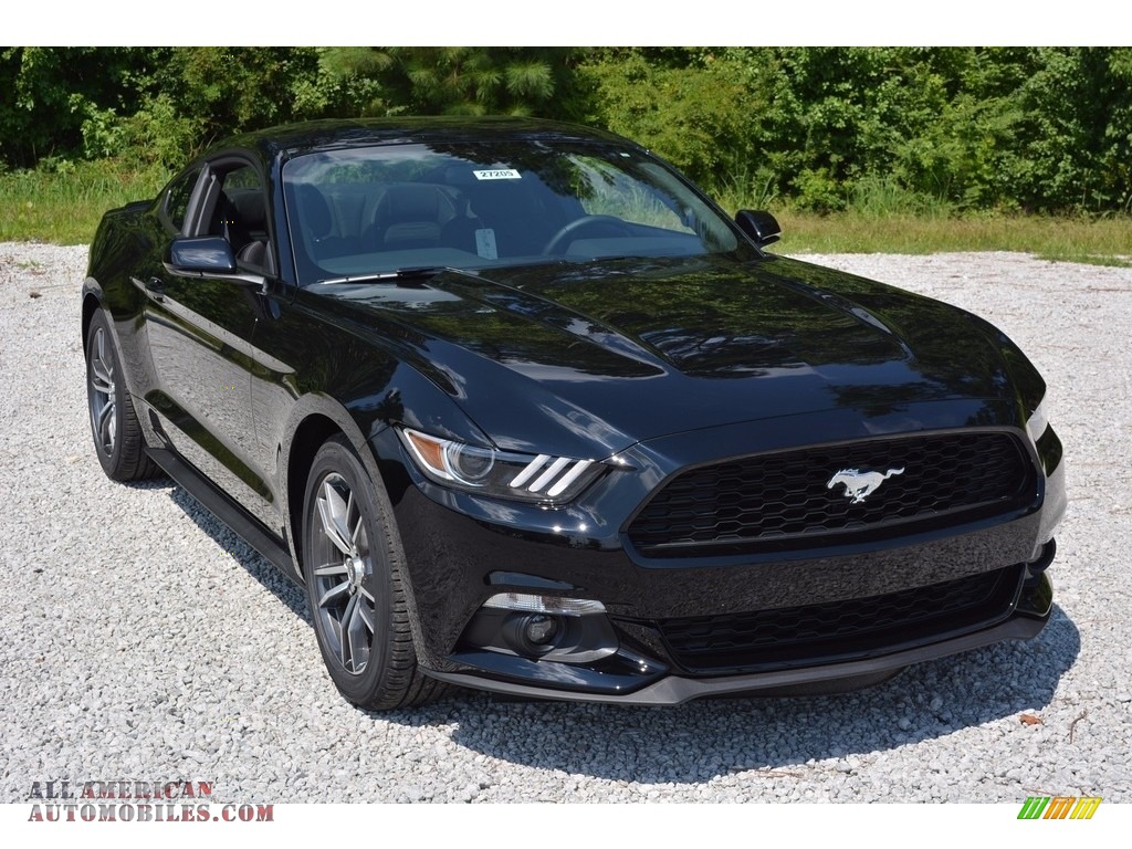 Shadow Black / Ebony Ford Mustang Ecoboost Coupe