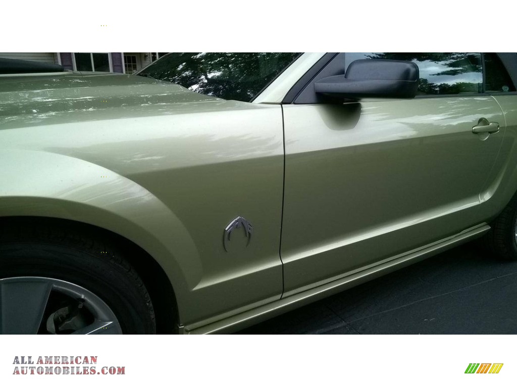 Legend Lime Metallic / Light Parchment Ford Mustang GT Premium Convertible