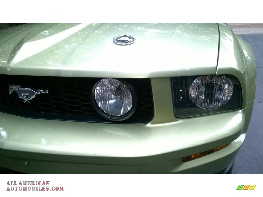 2006 Mustang GT Premium Convertible - Legend Lime Metallic / Light Parchment photo #28