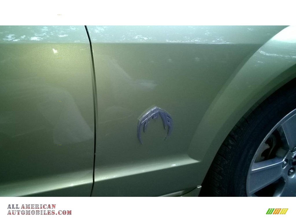 2006 Mustang GT Premium Convertible - Legend Lime Metallic / Light Parchment photo #29