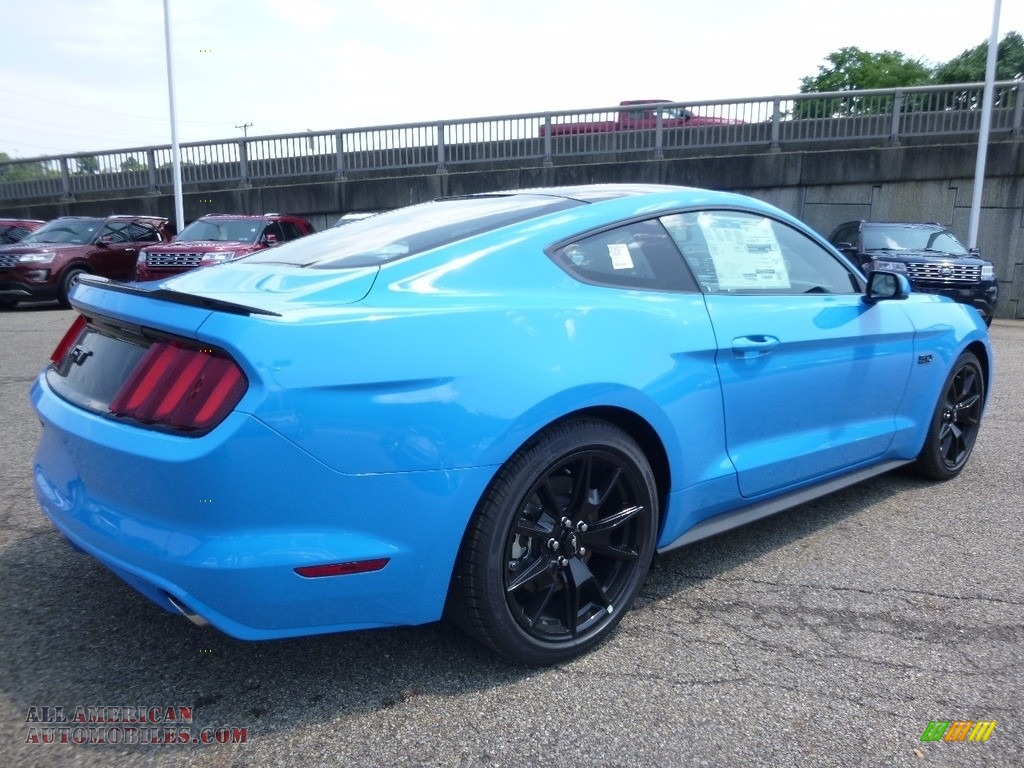 2017 Mustang GT Coupe - Grabber Blue / Ebony photo #2