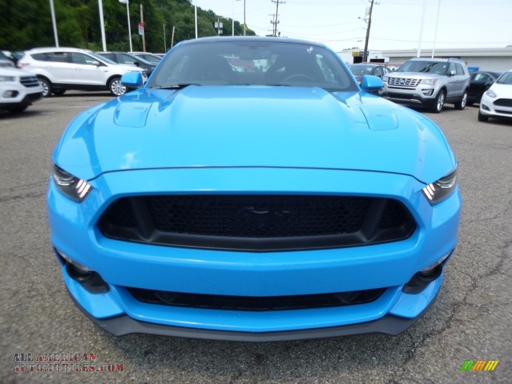2017 Mustang GT Coupe - Grabber Blue / Ebony photo #7