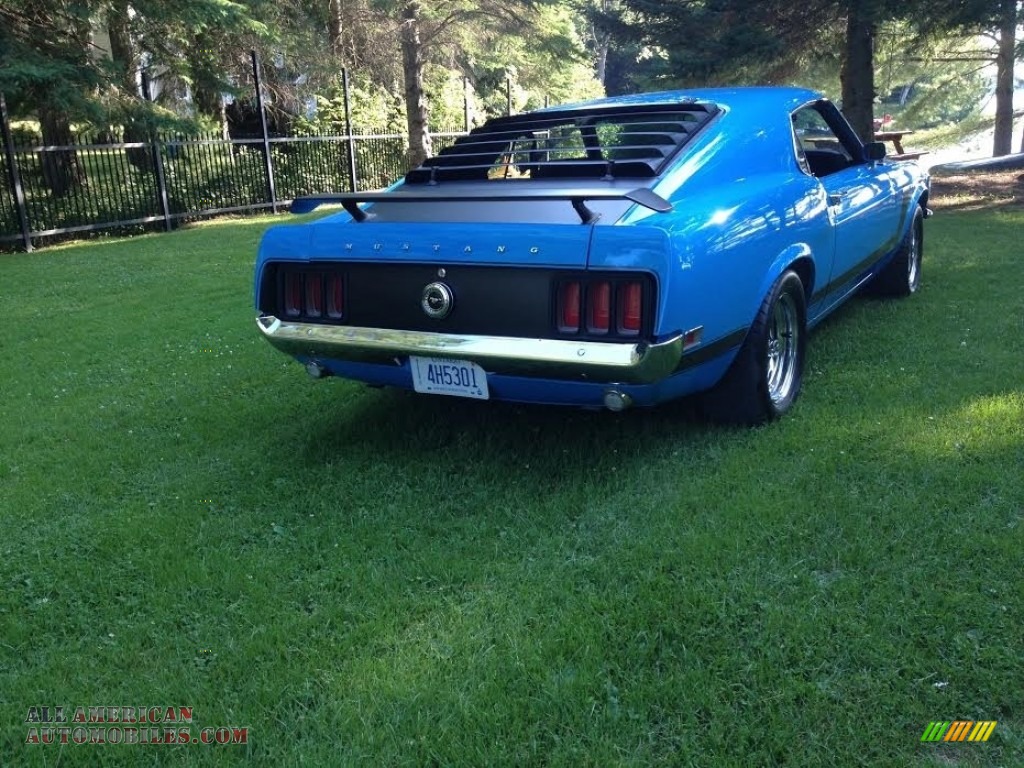 1970 Mustang BOSS 302 - Grabber Blue / Black photo #2