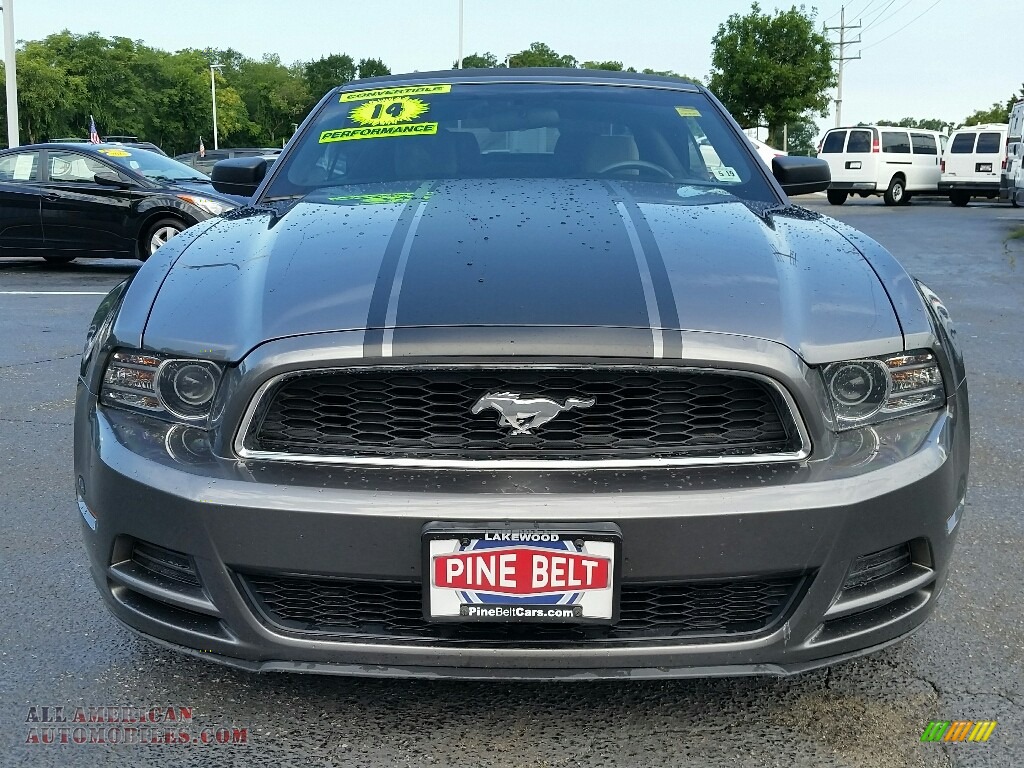 2014 Mustang V6 Convertible - Sterling Gray / Medium Stone photo #2