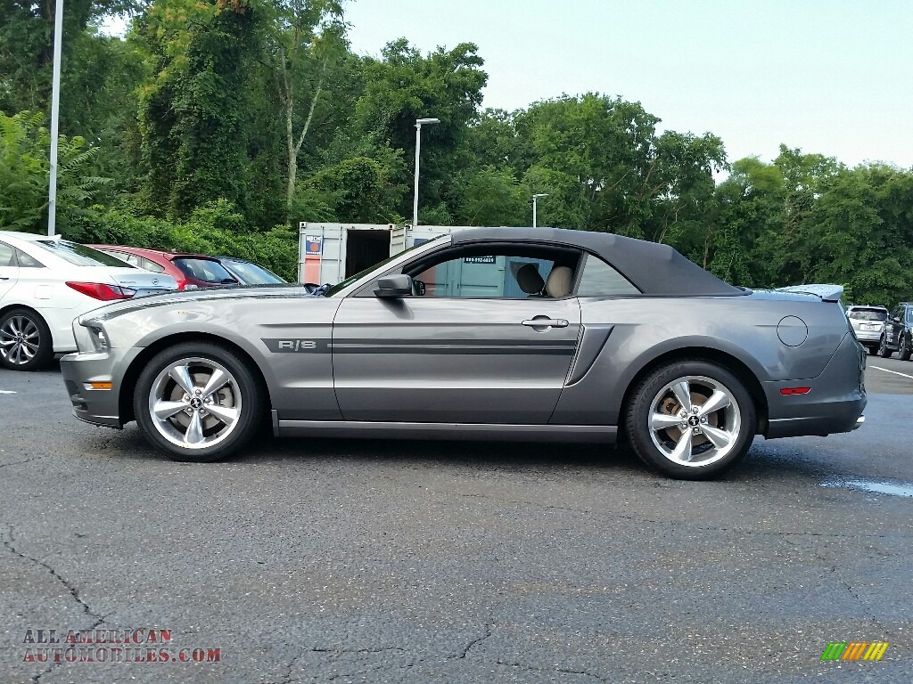 2014 Mustang V6 Convertible - Sterling Gray / Medium Stone photo #4