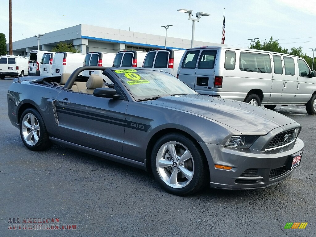 2014 Mustang V6 Convertible - Sterling Gray / Medium Stone photo #26
