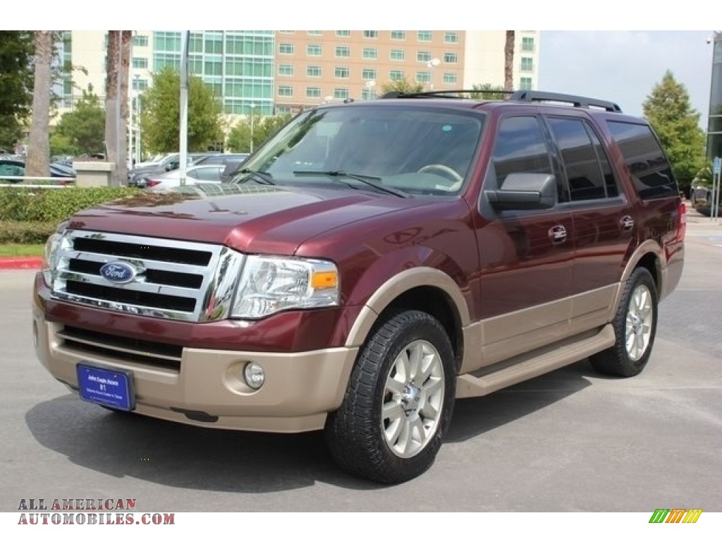 2011 Expedition XLT - Royal Red Metallic / Camel photo #3