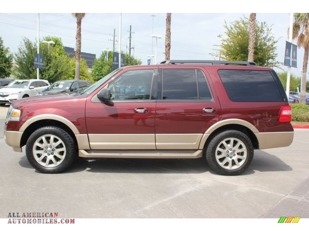 2011 Expedition XLT - Royal Red Metallic / Camel photo #4