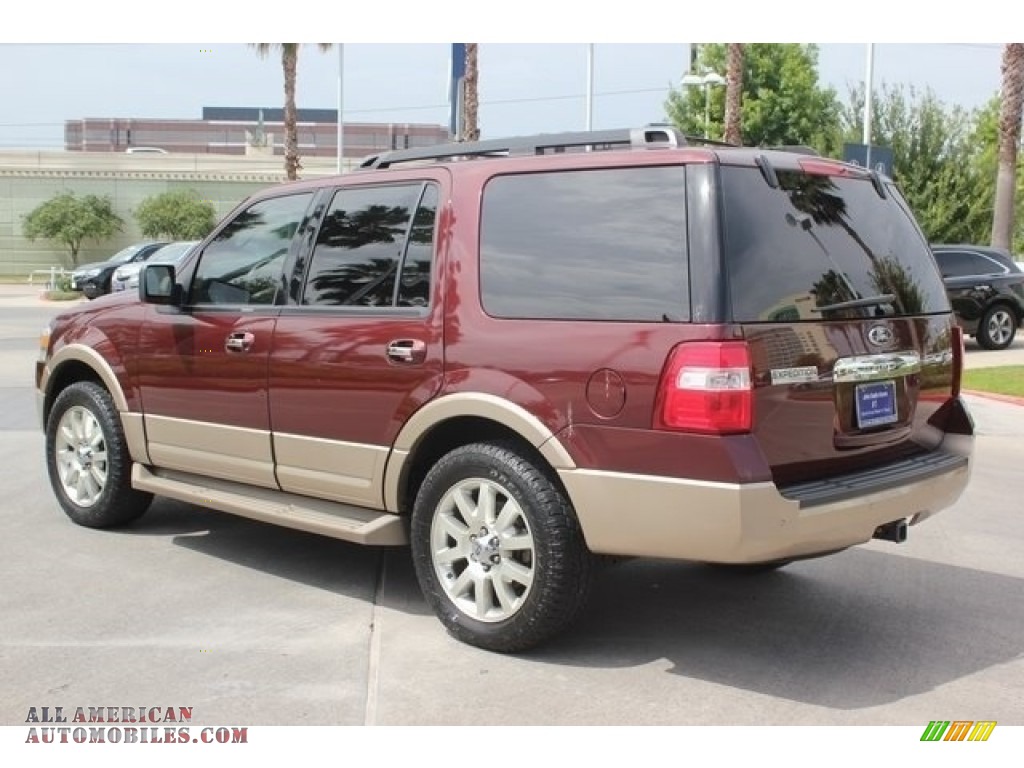 2011 Expedition XLT - Royal Red Metallic / Camel photo #5