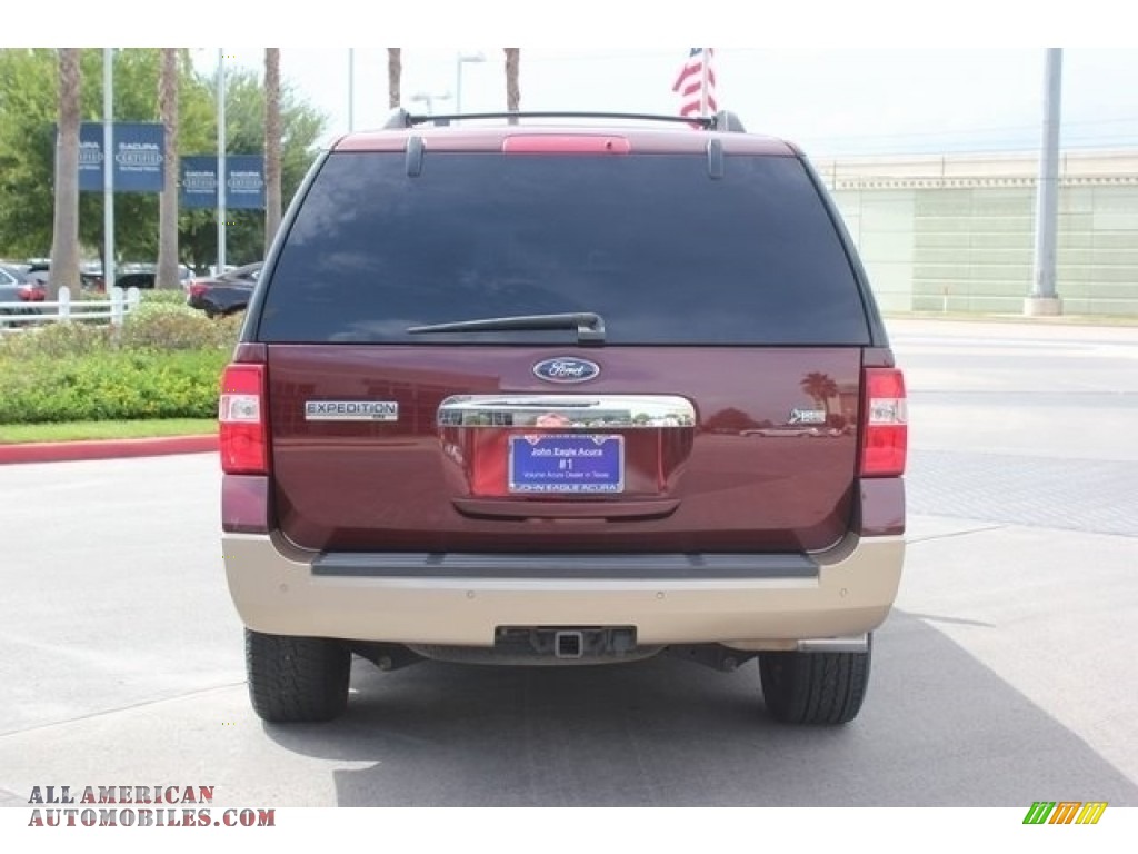 2011 Expedition XLT - Royal Red Metallic / Camel photo #6