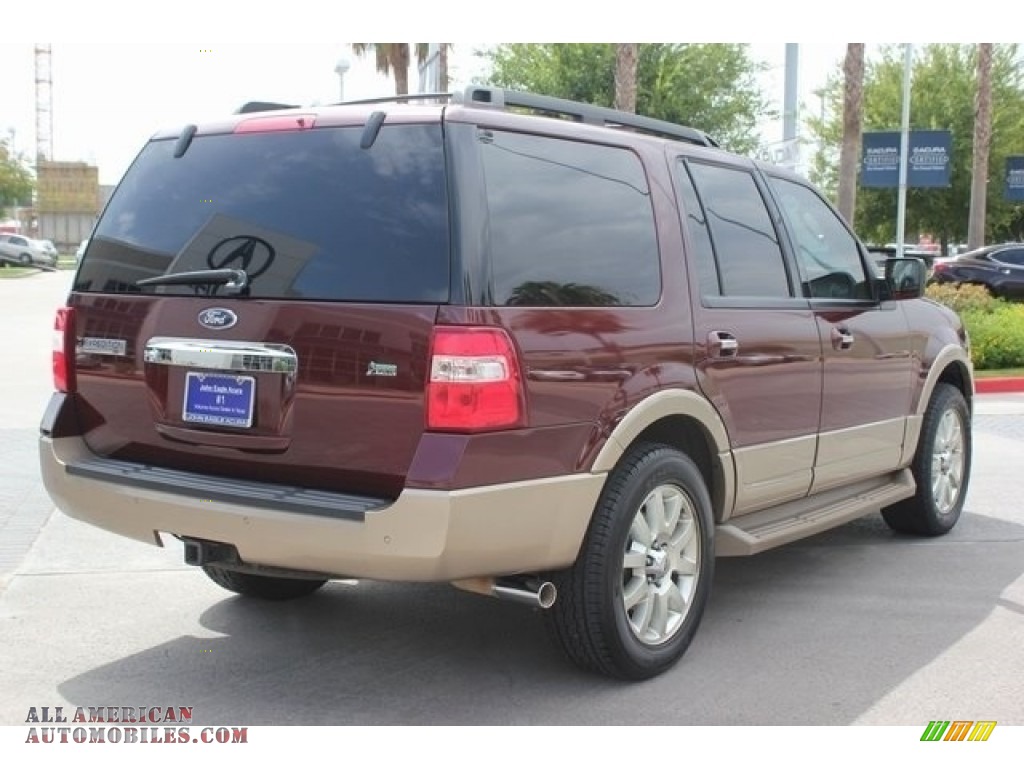 2011 Expedition XLT - Royal Red Metallic / Camel photo #7