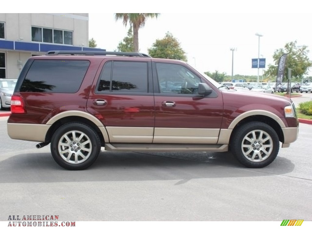 2011 Expedition XLT - Royal Red Metallic / Camel photo #8