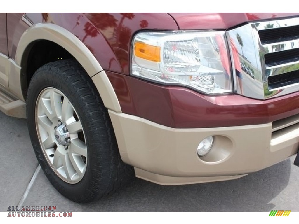 2011 Expedition XLT - Royal Red Metallic / Camel photo #10