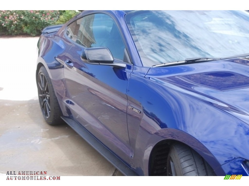 2016 Mustang Shelby GT350 - Deep Impact Blue Metallic / Ebony photo #5