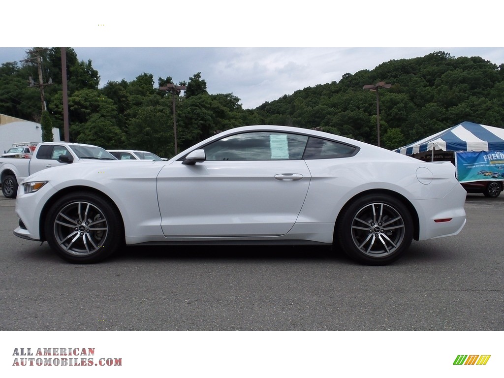 Oxford White / Ebony Ford Mustang EcoBoost Coupe