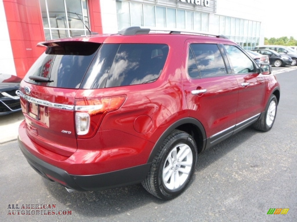 2014 Explorer XLT 4WD - Ruby Red / Charcoal Black photo #8